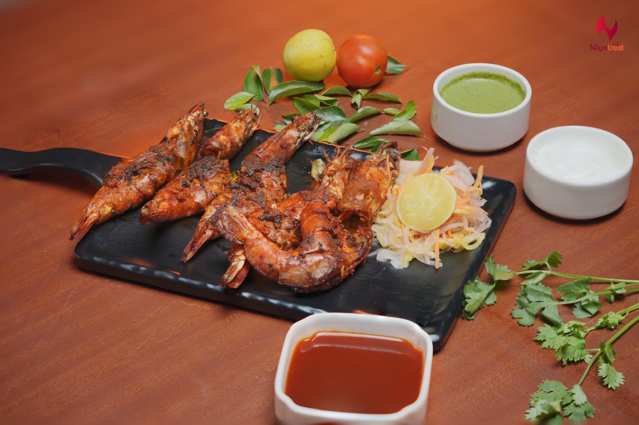 Best grilled tiger prawns in Thrissur
