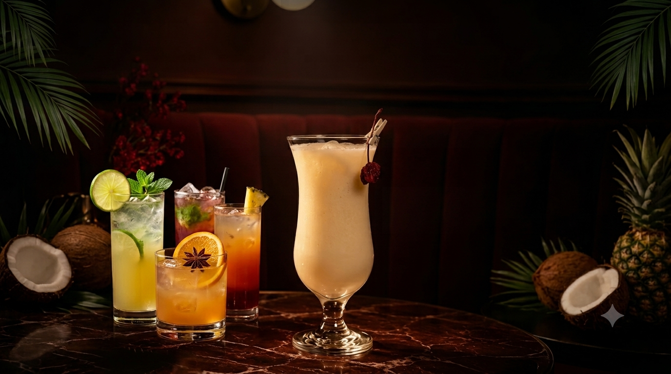 Virgin Colada mocktail